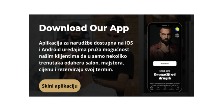 Alen’s Barbershop aplikacija za narudžbe